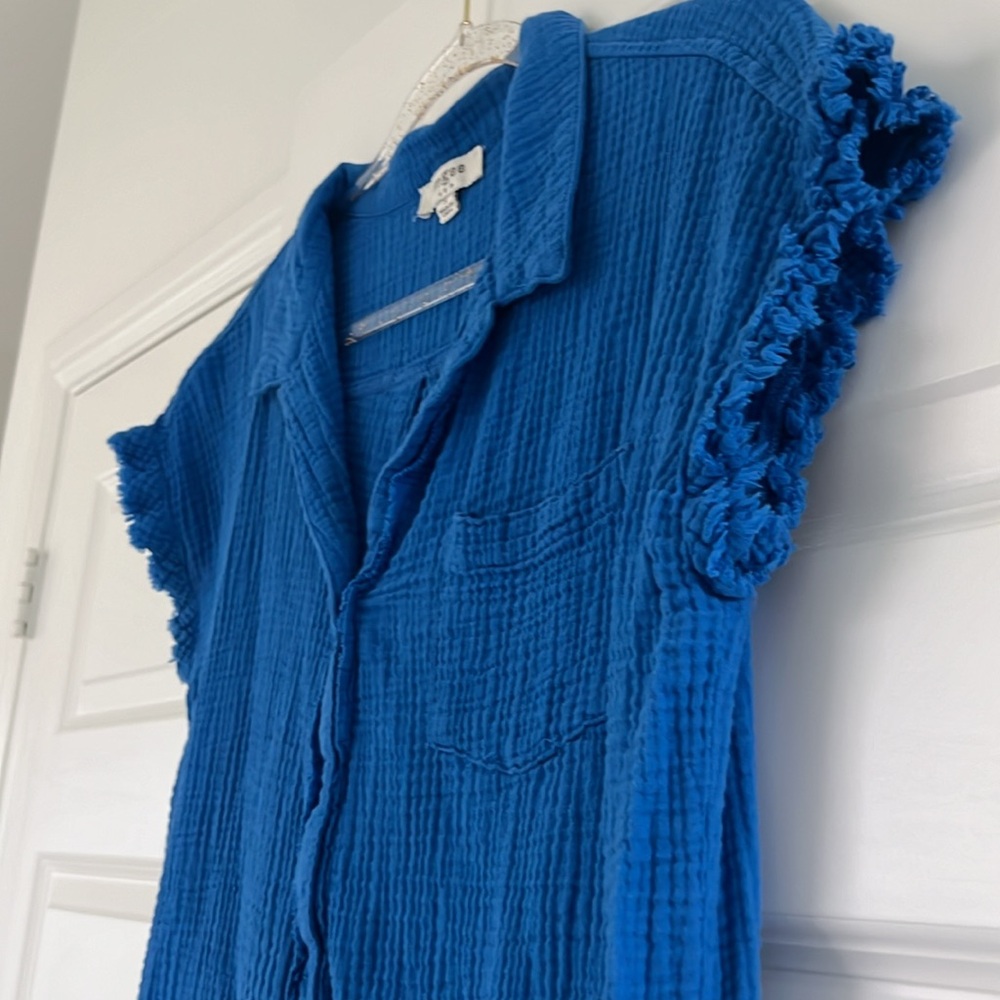 Umgee long muslin tee